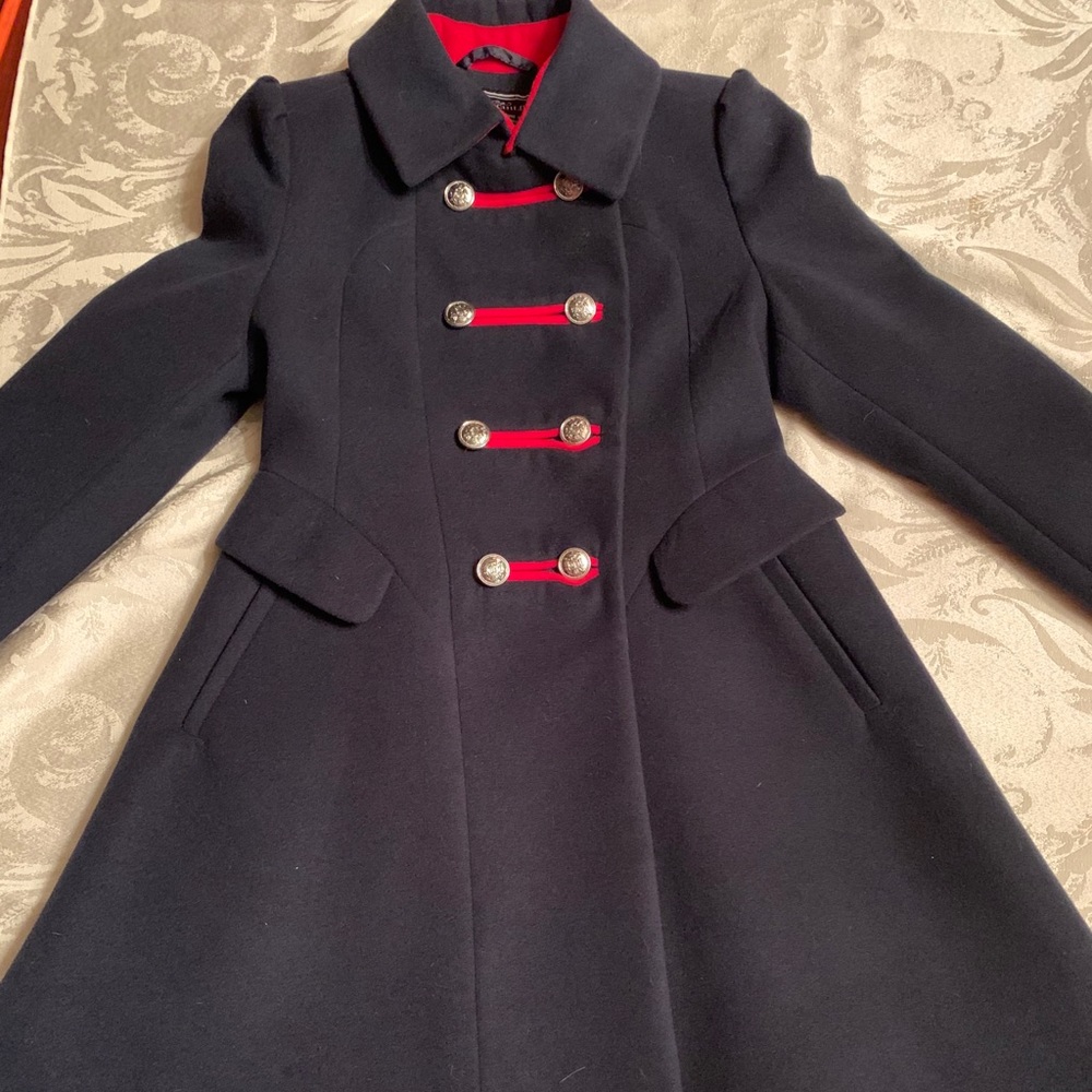Girl’s winter navy dress coat- Rothschild - size 7